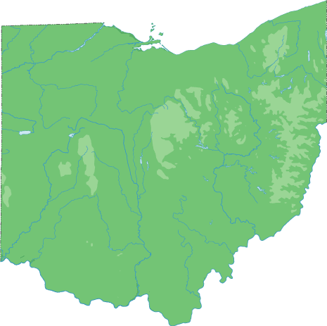 Ohio topo map