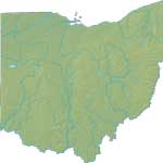 Ohio relief map